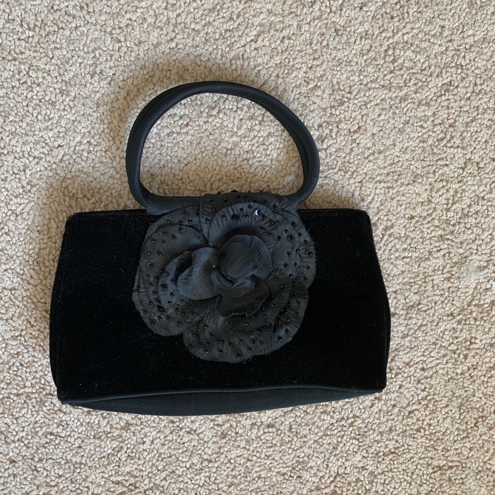Vintage y2k florette velvet mini purse
